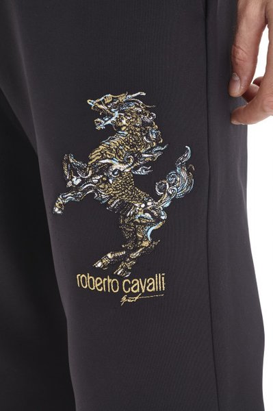 Pantalon ''gold horse'' Roberto Cavalli sport